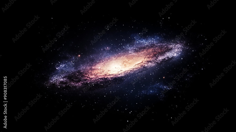 Fototapeta premium Spiral Galaxy in Deep Space 4