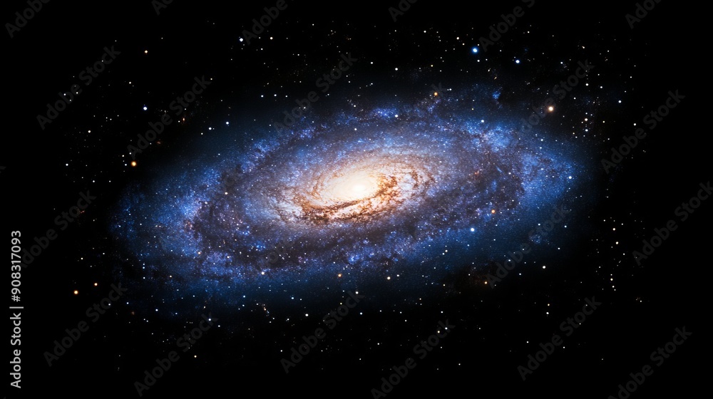 Obraz premium Spiral Galaxy in Deep Space 3