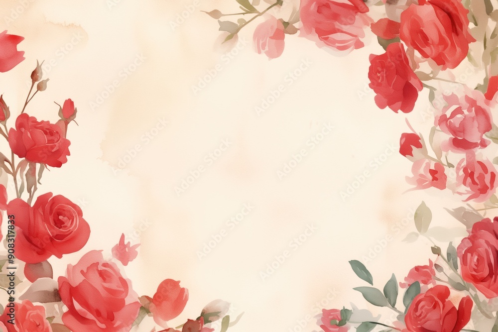 Free watercolor Rose blossom drawing white background Free watercolor Rose blossom drawing white background