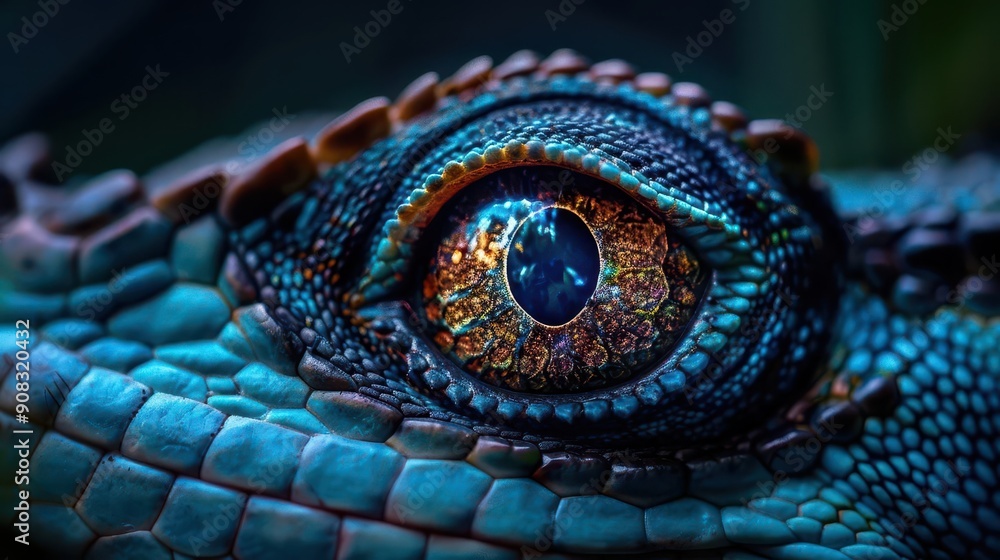 Fototapeta premium Rare species of animals in their natural habitat, highlighting the importance of biodiversity, Realism, Cool tones, Photography