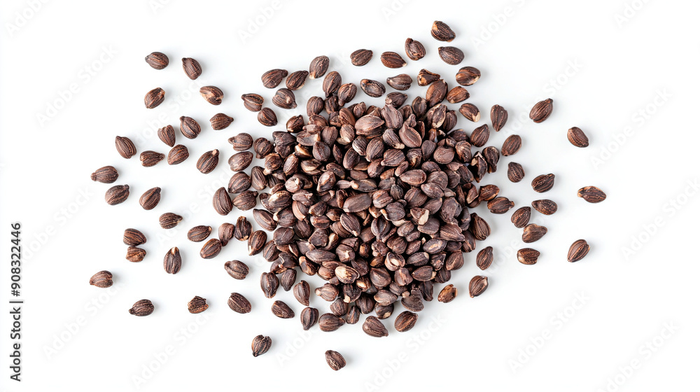 Black Sesame Seeds Isolated on White Background, Top View, Raw Sesame Seeds, Healthy Ingredient, Nutritious Spice, Organic Black Seeds, Culinary Use, High Resolution Image Black Sesame Seeds Isolated on White Background, Top View, Raw Sesame Seeds, Healthy Ingredient, Nutritious Spice, Organic Black Seeds, Culinary Use, High Resolution Image