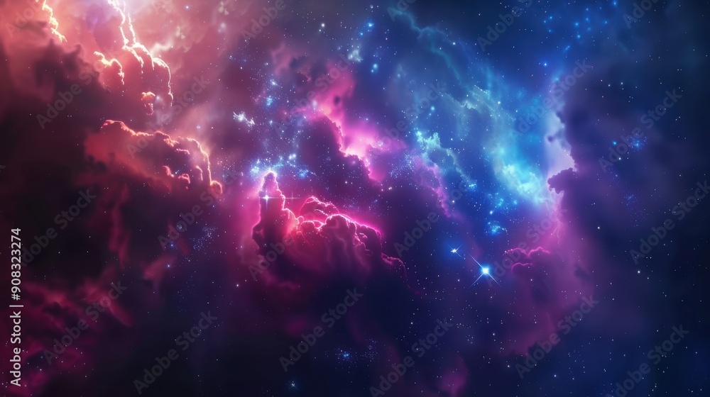 Mesmerizing galaxy background with colorful cosmic clouds, sparkling stars, and mysterious, deep space elements, creating a captivating and otherworldly atmosphere, perfect for fantasy, sci-fi, or Mesmerizing galaxy background with colorful cosmic clouds, sparkling stars, and mysterious, deep space elements, creating a captivating and otherworldly atmosphere, perfect for fantasy, sci-fi, or