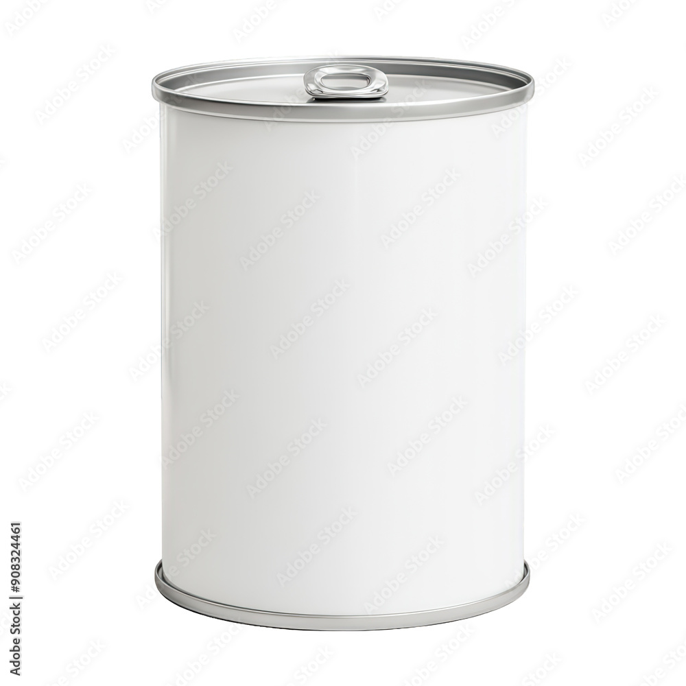 Blank White Soup Can On Transparent Png Background For Canned Food Mockup . Generative ai Blank White Soup Can On Transparent Png Background For Canned Food Mockup . Generative ai