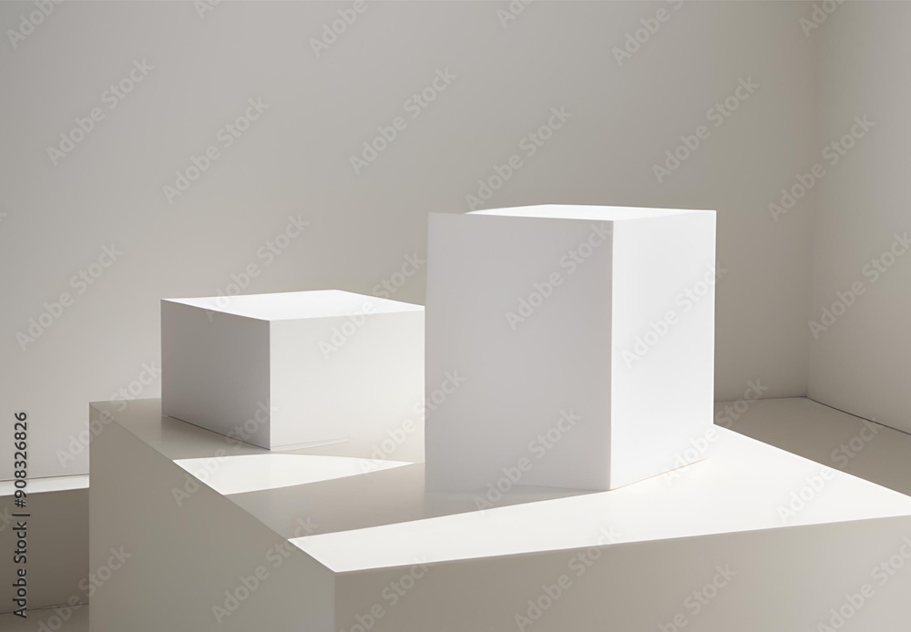 white box on white white box on white