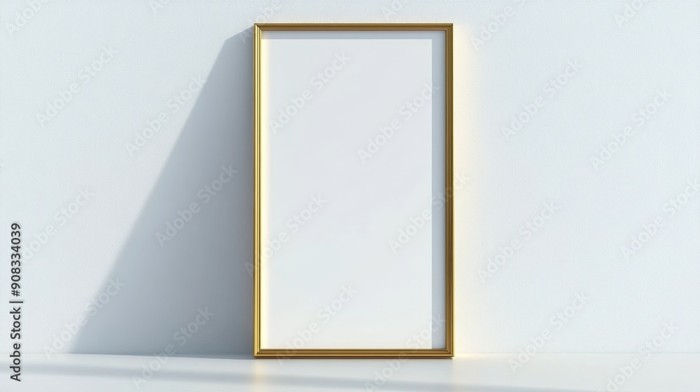 Empty gold frame Empty gold frame