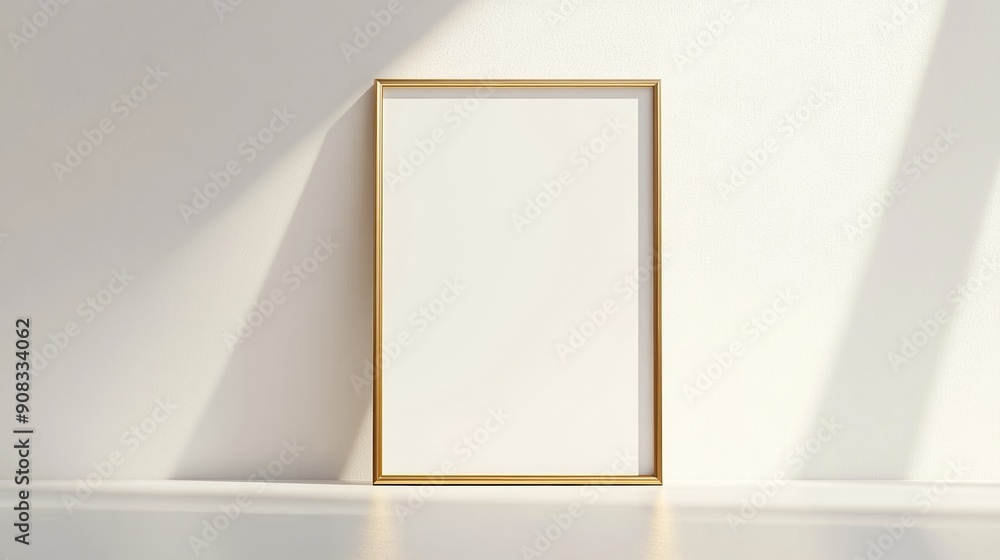Empty gold frame Empty gold frame