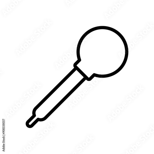 bulb irrigation syringe icon symbol vector template