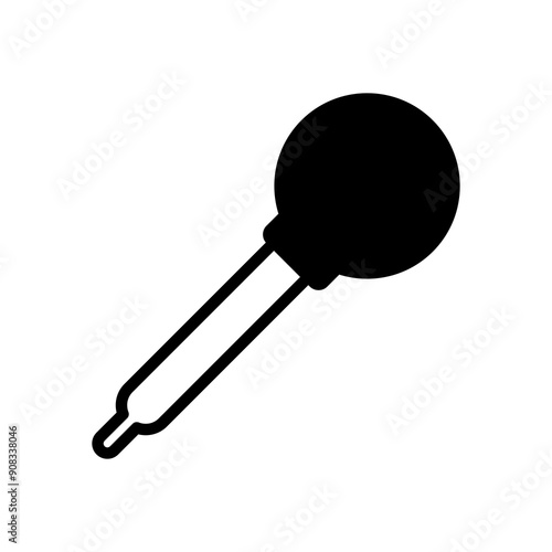 bulb irrigation syringe icon symbol vector template