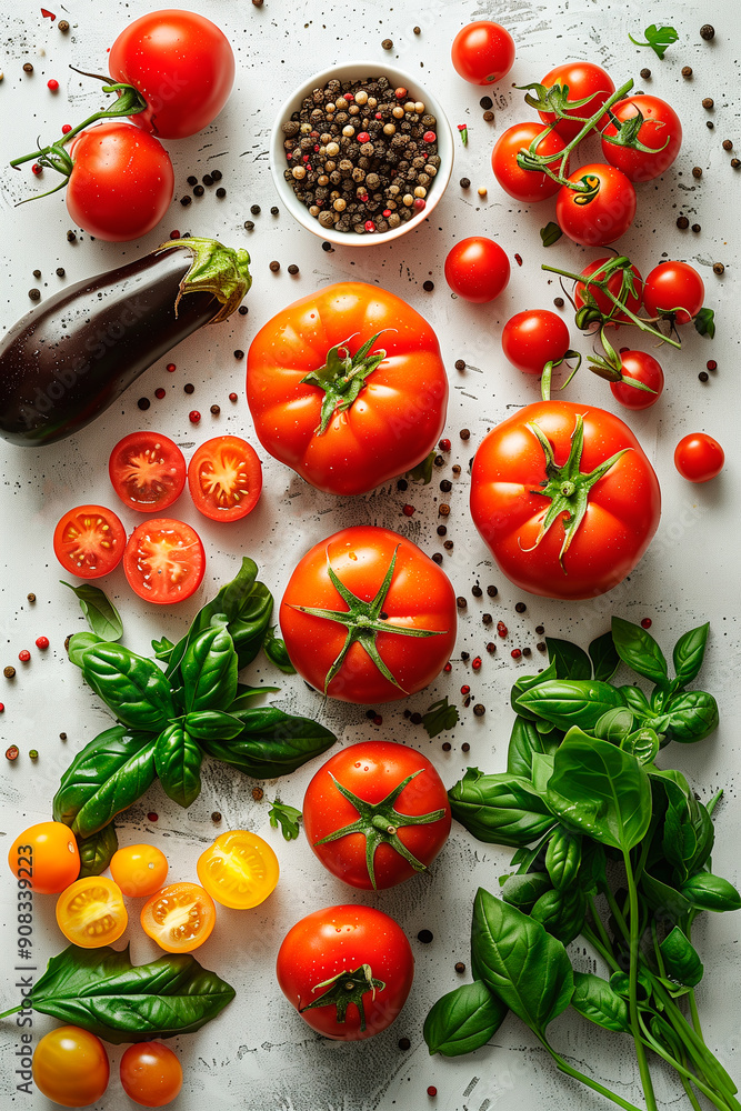 vegetables on a white background vegetables on a white background