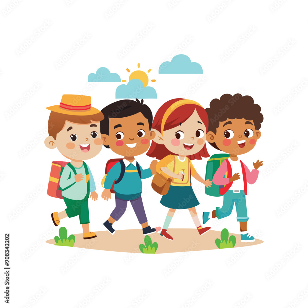 Set of Back To School vector illustration design on a white background Set of Back To School vector illustration design on a white background