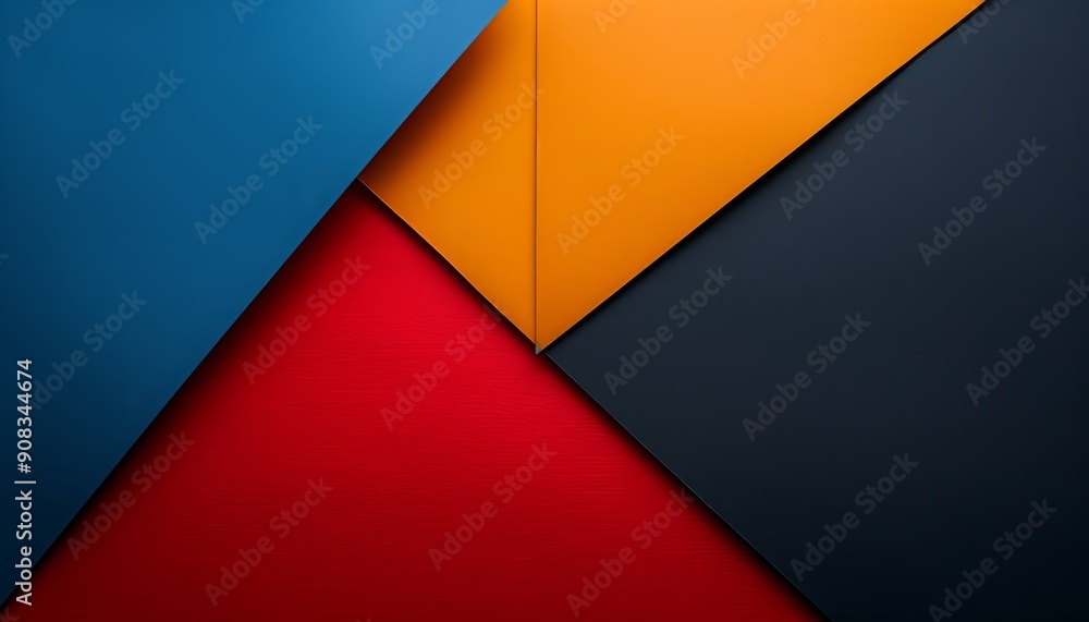 Abstract geometric shapes in vibrant colors creating a visually appealing composition Abstract geometric shapes in vibrant colors creating a visually appealing composition