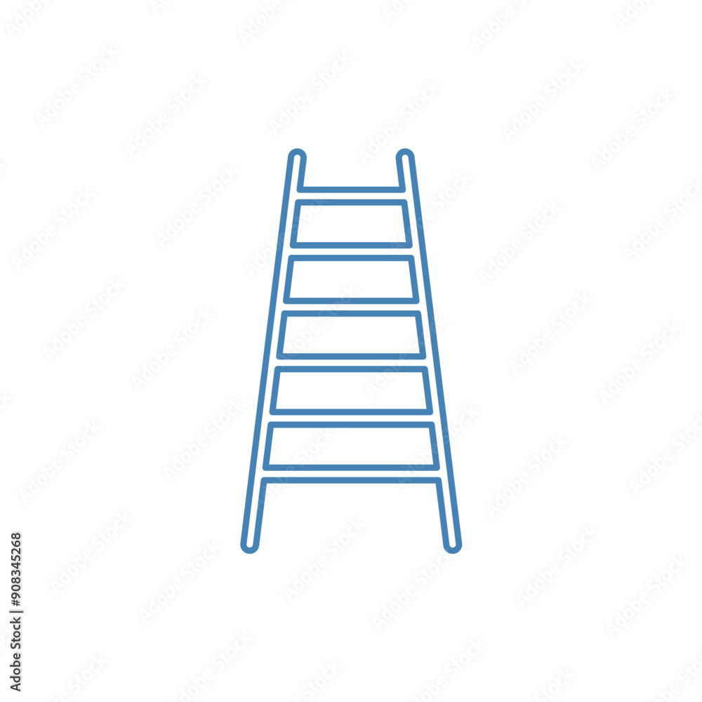 ladder concept line icon. Simple element illustration. ladder concept outline symbol design. ladder concept line icon. Simple element illustration. ladder concept outline symbol design.