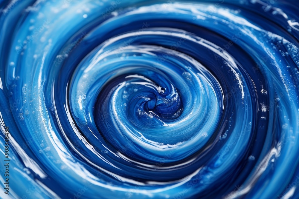 Mesmerizing Blue Swirl of Abstract Design - Conceptual Artistic Background in Azure Hues Mesmerizing Blue Swirl of Abstract Design - Conceptual Artistic Background in Azure Hues