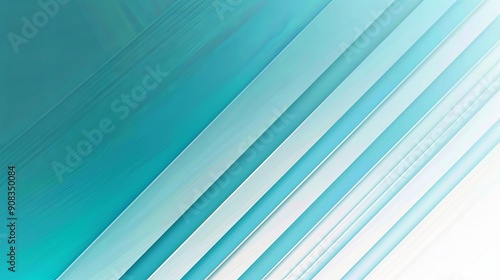 Wallpaper Mural Stylish Corporate Presentation on a Turquoise and White Gradient Background, Raw Aesthetic for Modern Business Slides, 16:9 Aspect Ratio Torontodigital.ca