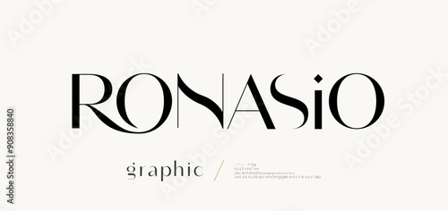 Beauty fashion Luxury font alphabet logo. Typography beautiful elegant classic letters serif italic fonts decorative wedding vintage retro logos. vector illustration