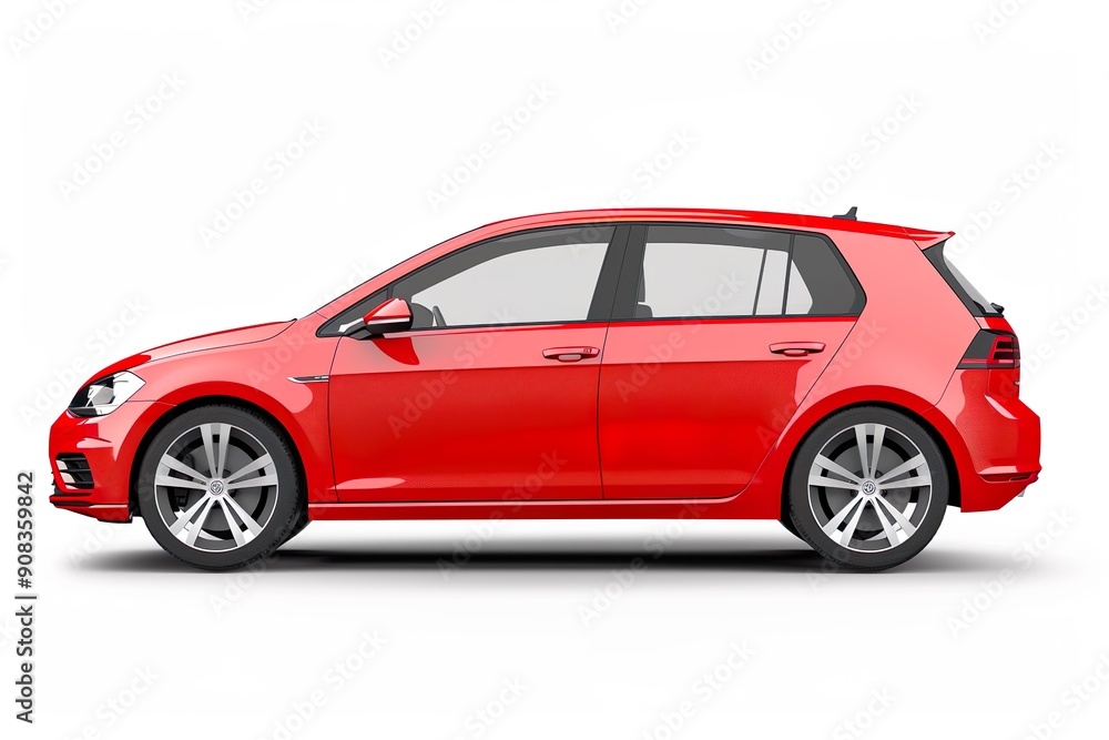 Hatchback isolated on a white background Hatchback isolated on a white background