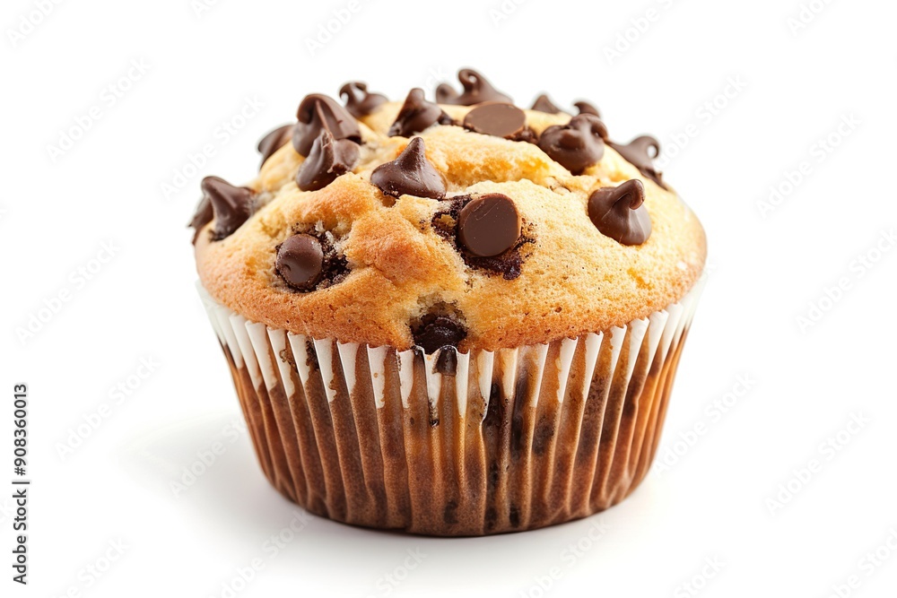 Muffin isolated on a white background Muffin isolated on a white background