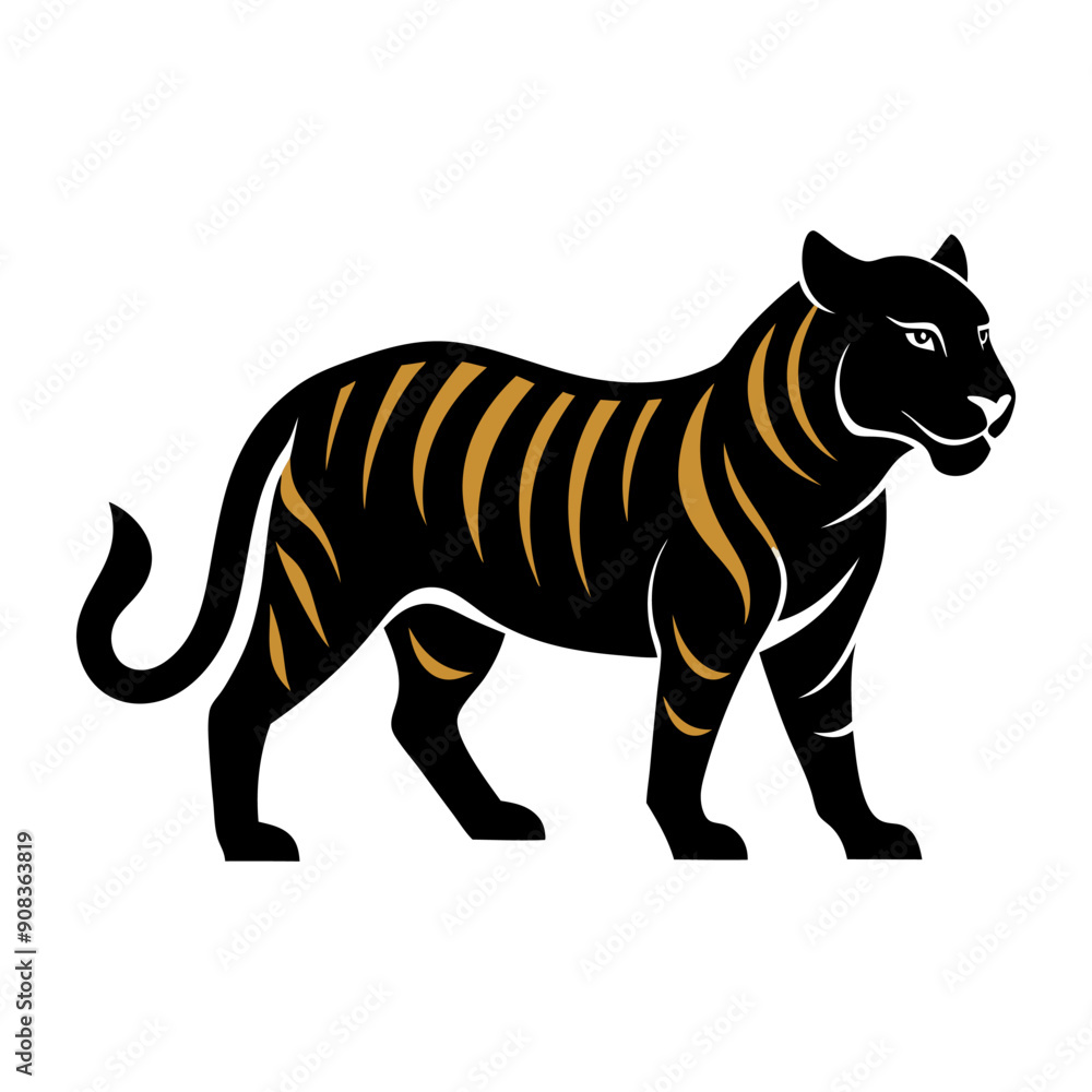 Obraz premium Tiger vector