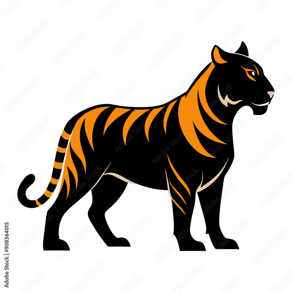 Fototapeta premium Tiger vector