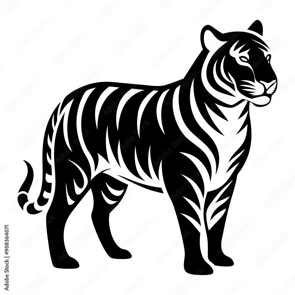 Obraz premium Tiger vector