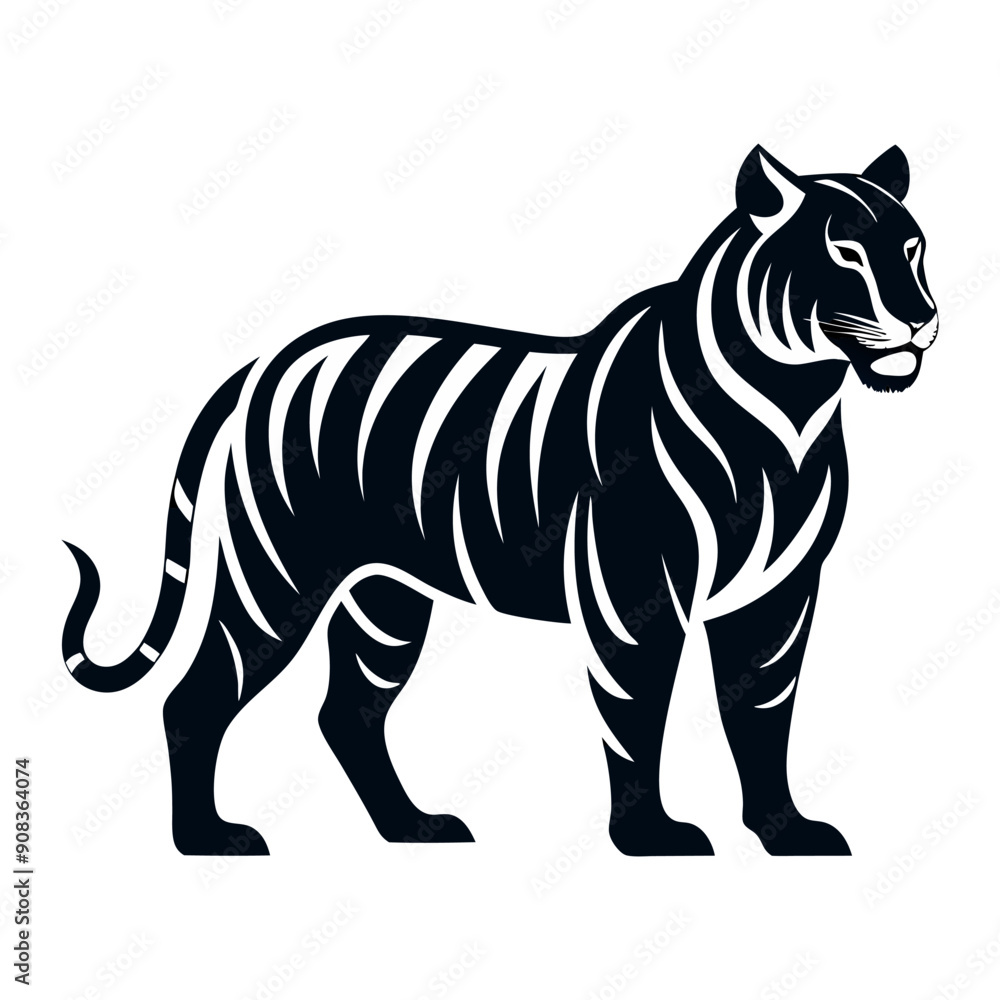 Obraz premium Tiger vector