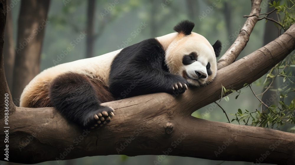 Obraz premium A panda bear 