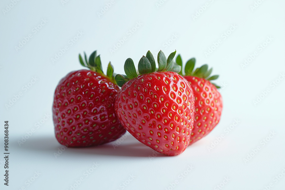 fresh strawberry isolated on white background fresh strawberry isolated on white background