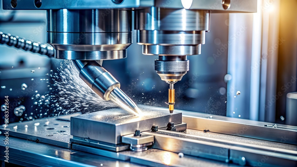 Precision and Power: A CNC Milling Machine in Action Generative AI Precision and Power: A CNC Milling Machine in Action Generative AI