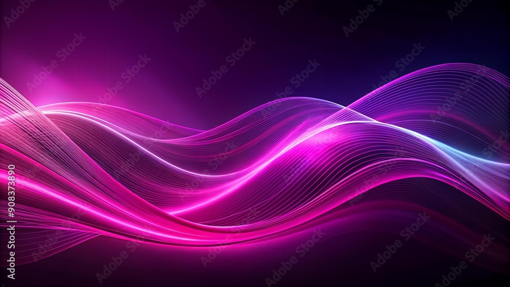 Magenta Pulse: A Vibrant Abstract Noise Wave generative AI Magenta Pulse: A Vibrant Abstract Noise Wave generative AI