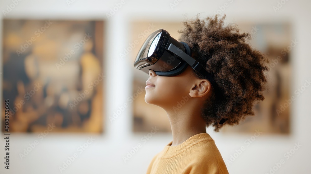 Exploring Art Virtually: Middle School Student on a Virtual Gallery Tour Exploring Art Virtually: Middle School Student on a Virtual Gallery Tour