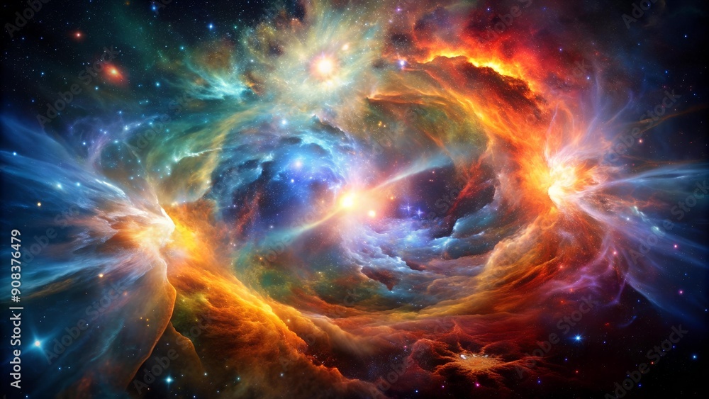 Celestial Symphony: A Dance of Nebulae and Supernovae Generative AI Celestial Symphony: A Dance of Nebulae and Supernovae Generative AI