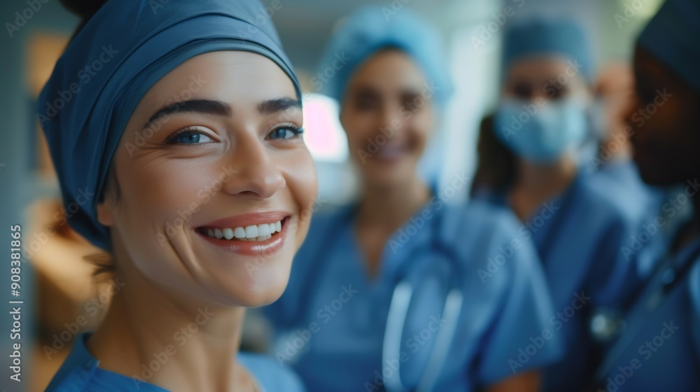 Smile portrait and hospital doctors people or surgeon team for healthcare help services or medical collaboration Medicine health professional clinic group solidarity or staff nurses fo : Generative AI Smile portrait and hospital doctors people or surgeon team for healthcare help services or medical collaboration Medicine health professional clinic group solidarity or staff nurses fo : Generative AI