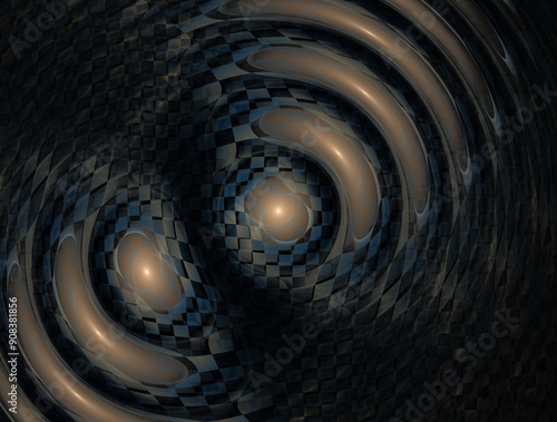 Wallpaper Mural Imaginatory fractal abstract background Image Torontodigital.ca