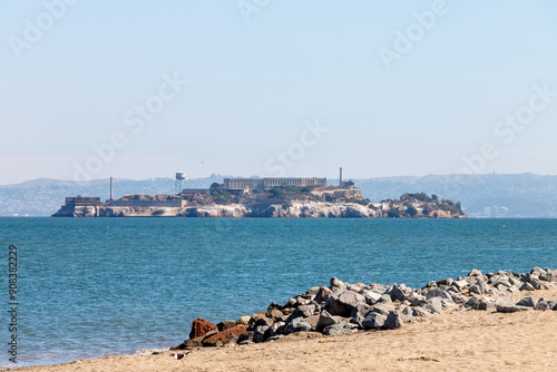 Alcatraz Island Prison on San Francisco Bay photo