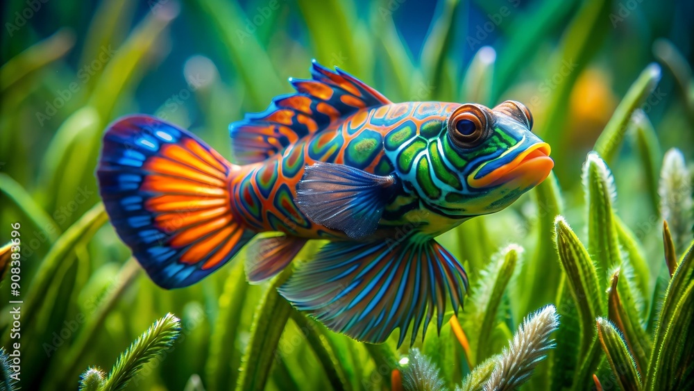 Mandarin Fish and the Seagrass: A Hidden Oasis of Life Generative AI Mandarin Fish and the Seagrass: A Hidden Oasis of Life Generative AI