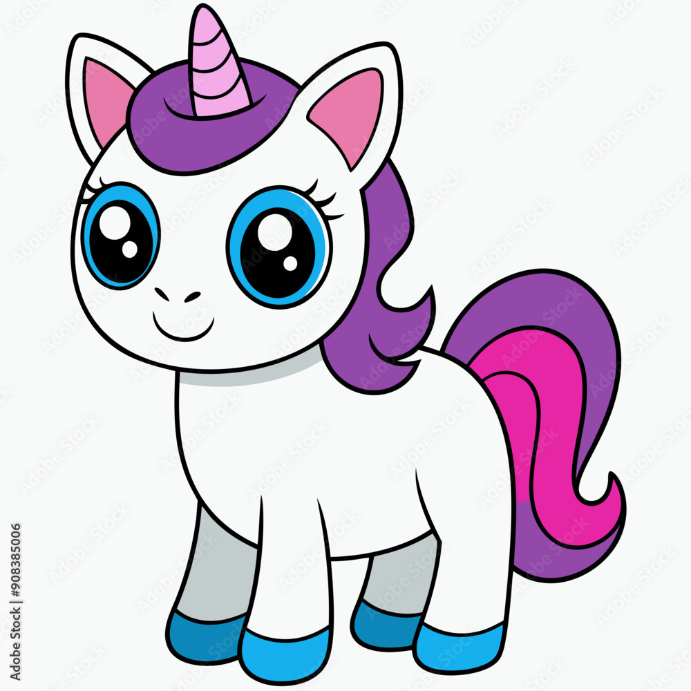 Unicorn isolated on white, Unicorn vector illustration, animal vector art, Unicorn silhouette, pet vector icon, eps, Unicorn cartoon Unicorn isolated on white, Unicorn vector illustration, animal vector art, Unicorn silhouette, pet vector icon, eps, Unicorn cartoon