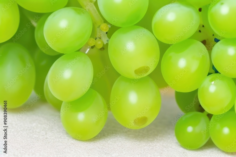 Close-up Green grapes Close-up Green grapes