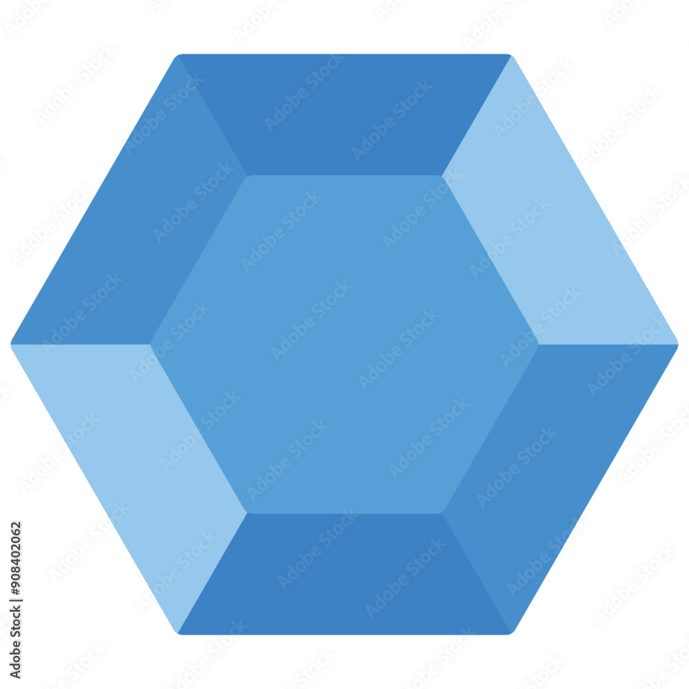 Gem Icon in Flat Style Gem Icon in Flat Style