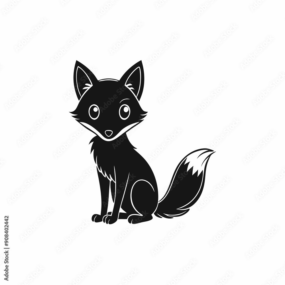 fox isolated on white, fox vector illustration, animal vector art, foxs silhouette, pet vector icon, eps fox isolated on white, fox vector illustration, animal vector art, foxs silhouette, pet vector icon, eps