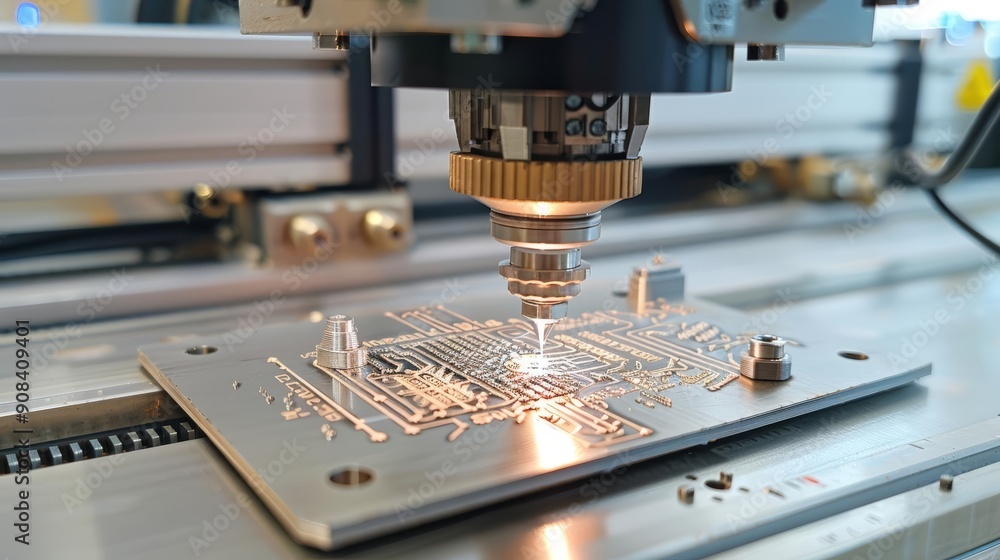 Precision 3D printing with Direct Metal Laser Sintering, detailed metal part fabrication, advanced technology close-up Precision 3D printing with Direct Metal Laser Sintering, detailed metal part fabrication, advanced technology close-up