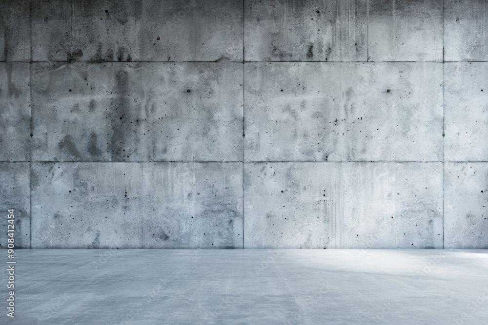Minimalist concrete wall and floor background with industrial texture. Perfect for design elements, modern architecture, or urban art projects. Minimalist concrete wall and floor background with industrial texture. Perfect for design elements, modern architecture, or urban art projects.