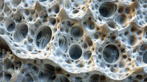 Fractal stone designs with repeating mathematical patterns