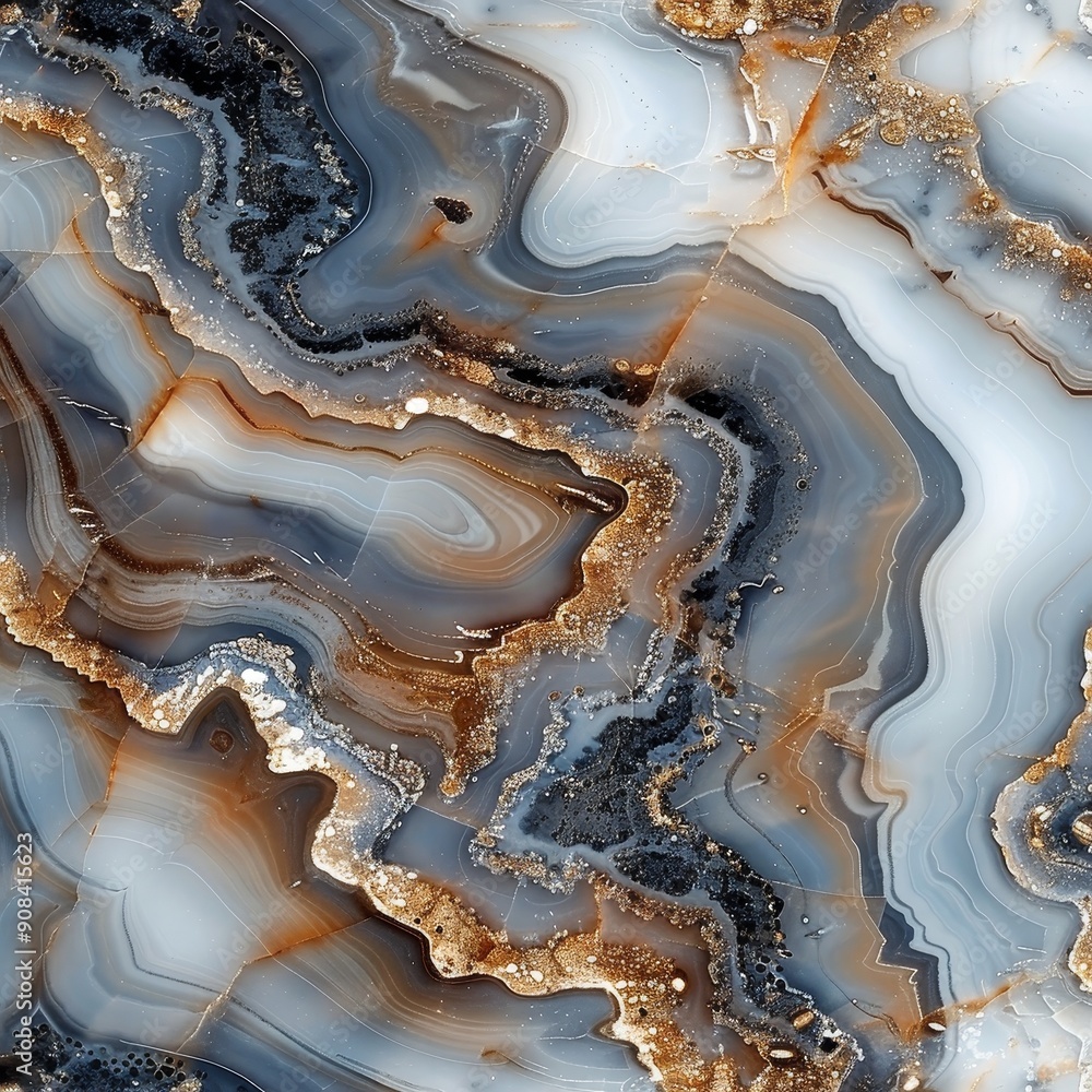 Fototapeta premium Abstract Agate Stone Texture Background