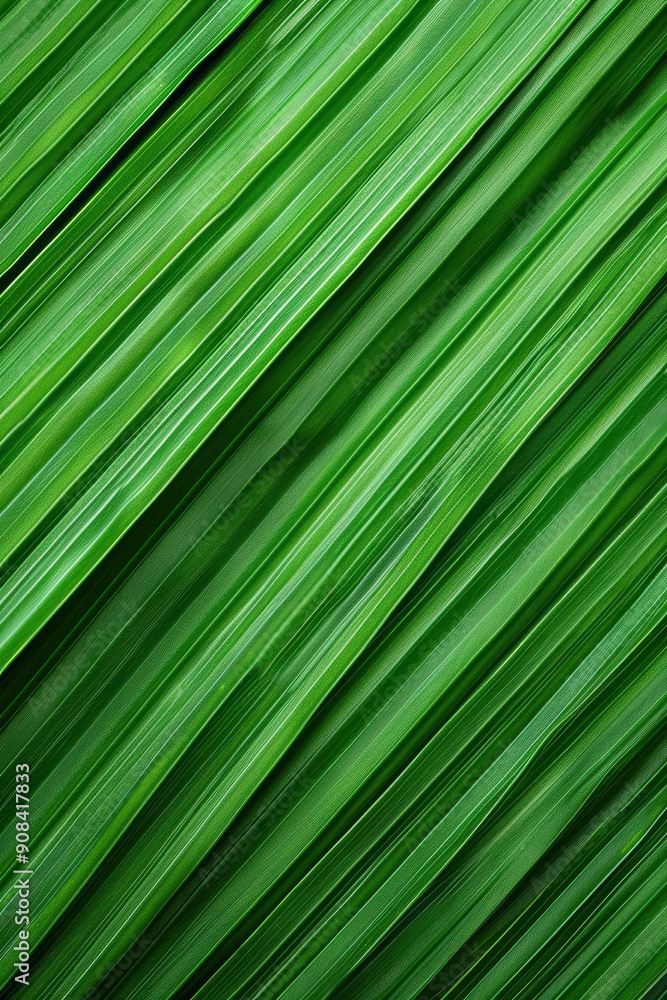 Close-up of fresh, vibrant green palm leaves overlapping in a natural pattern, creating a textured and lively background. Close-up of fresh, vibrant green palm leaves overlapping in a natural pattern, creating a textured and lively background.