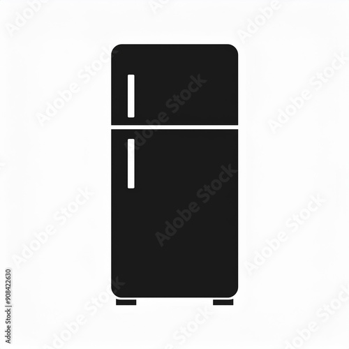 fridge icon isolated on white