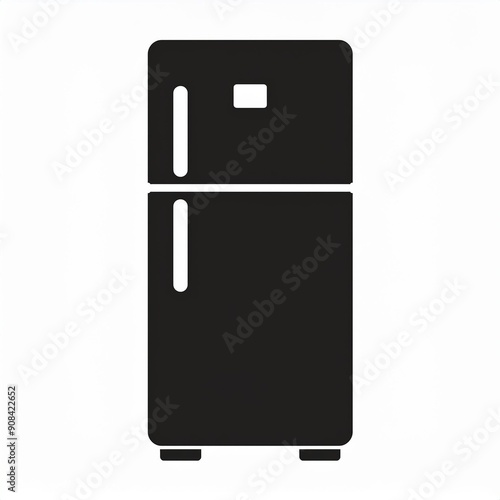 fridge icon isolated on white