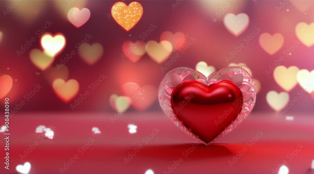 valentine background with hearts ganrative.ai valentine background with hearts ganrative.ai