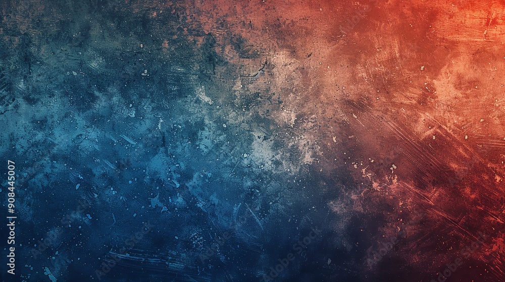 Fototapeta premium Grainy gradient abstract background retro soft