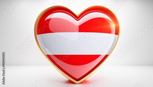 Free Download AUSTRIA FLAG IN LOVE - GFXLoad