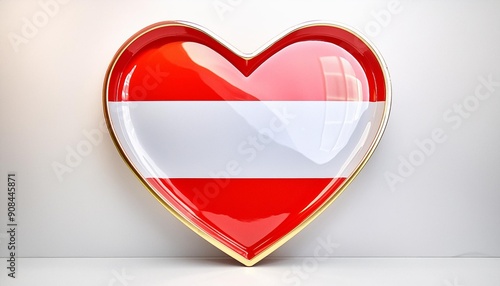 Free Download AUSTRIA FLAG IN LOVE - GFXLoad